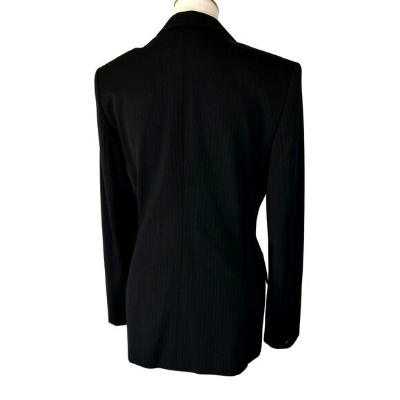 Vintage Louis Féraud Wool Blazer – Late 80s/90s Parisian Structured, Size 6 - Picture 6 of 8